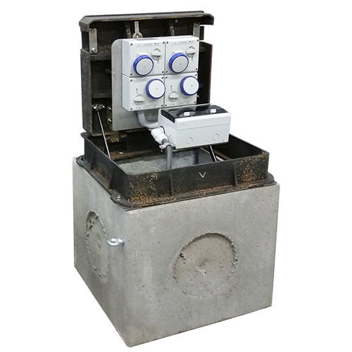 Bolardo abatible - VM03  - VMR - amovible / para aeropuerto / de suministro eléctrico