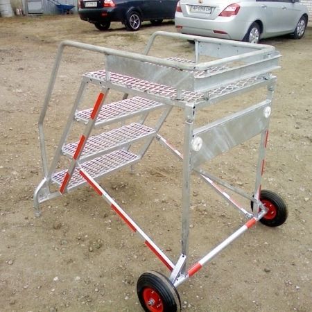 Miniescalerilla de mantenimiento - FSA-II-1000-3 - Fenixplus - de acceso / para helicóptero / para avión