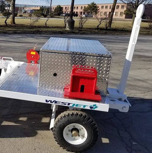 Carro para botellas de oxígeno para aeropuerto - Wilcox GSE