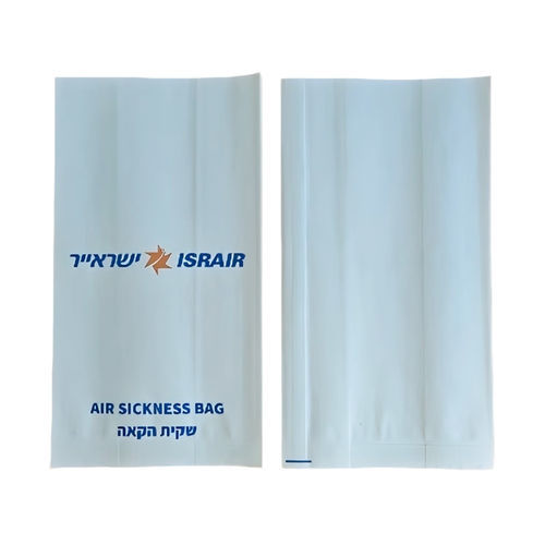 Bolsa para vómito para avión - Israir Airlines - Tianchang Cheers Metal Limited / Tianchang Avn Gse Nanjing Ltd. - de plástico / de papel
