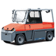 tractor de remolque / para carretilla de equipajes / eléctrico / con barra de remolque