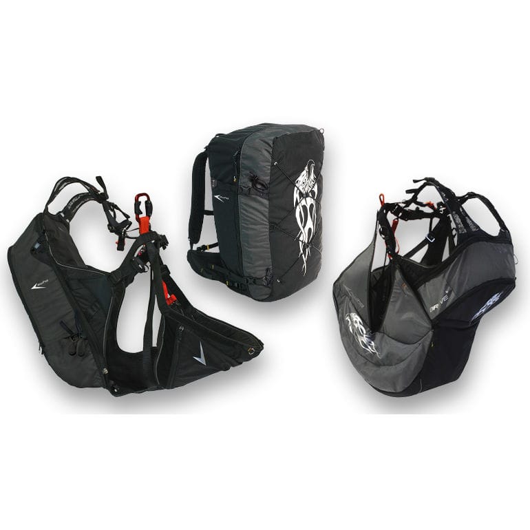 Harnais De Parapente SupAir AltiRando Lite 1 - Taille Medium - Airbag Sécurité - Occasion