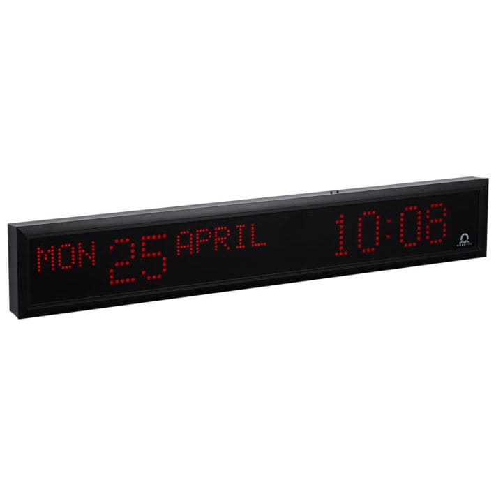 Horloge Numérique à Quartz Pour Voiture – Design Rectangulaire Avec Verre Et Affichage Clair | Fixation Sur Tableau De Bord | Parfaite Pour Suivre L'Heure En Conduisant