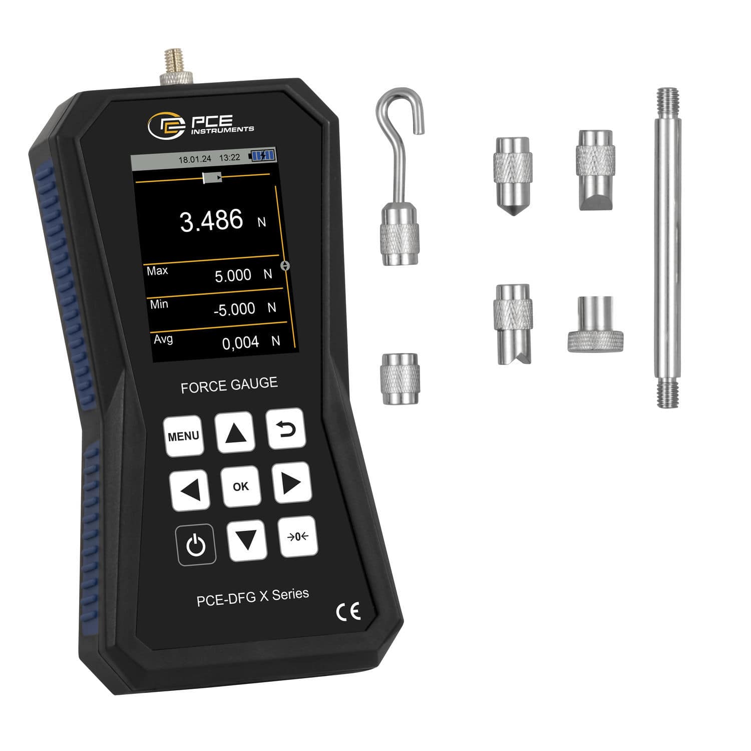 Compteur De Force De Préhension Mécanique – écran Géant 42 Mm, Matériau ABS, Réinitialisation Glissante, Pour Musculation Et Rééducation