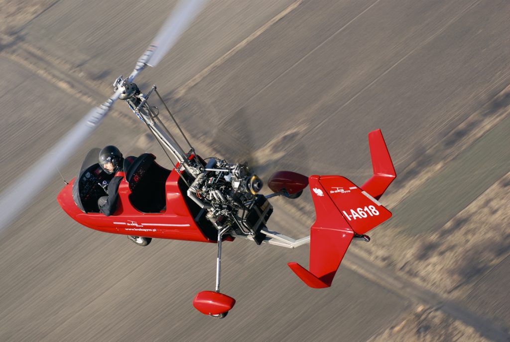 Gyrocoptère biplace - GT - carpenterie pagotto srl - moteur 4 temps ...