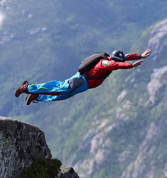 Combinaison De Chute Libre Tony Suits SkyVenture Orlando – Taille L Noir/bleu
