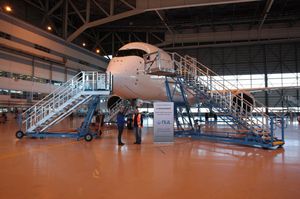 plateforme d'accés pour avion