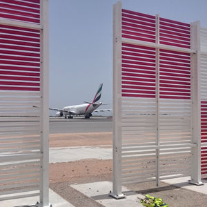 barrière anti-souffle pour aéroport