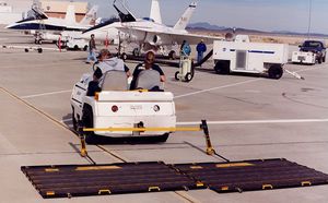 balayeuse pour piste d'aéroport