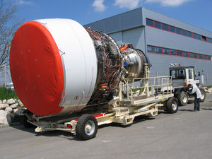 chariot pour maintenance d'avion