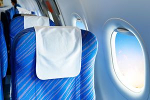 têtière pour cabine d'avion