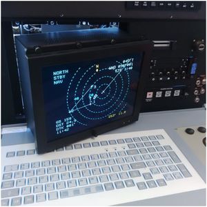 écran pour cabine d'avion pour instruments avioniques