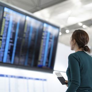 système d'affichage des informations de vol pour aéroport