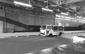 carrousel à bagages en écailles