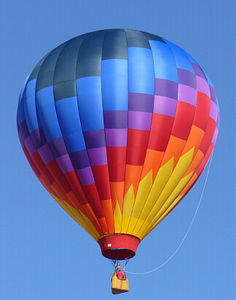 ballon à air chaud de tourisme
