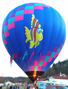 ballon à air chaud de tourisme