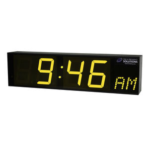 horloge pour aéroport / numérique / à quartz / éclairée