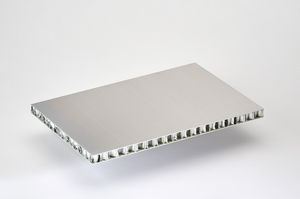 panneau sandwich pour siège / face en aluminium / âme en nid d'abeille en aluminium / pour porte