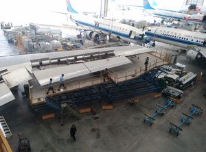 dock aéronautique pour avion