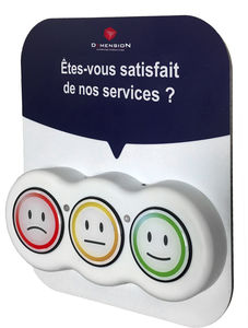 appareil de satisfaction client mural