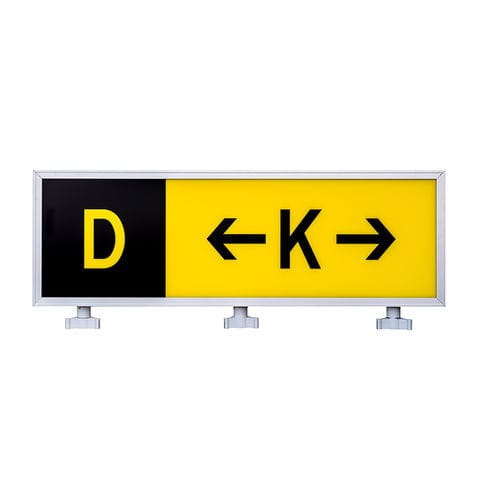 Panneau d'information - ADB SAFEGATE - statique / pour la piste / à LED