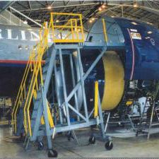 Plateforme d'accés pour avion - AGSE-M024-G01 - AGSE / WESTMONT - pour les moteurs / mobile / fixe