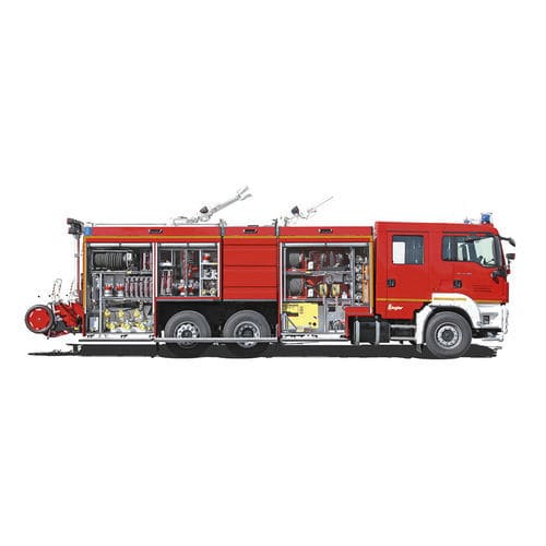 Véhicule incendie pour aéroport - TroTLF - ALBERT ZIEGLER GMBH - intervention rapide / avec lance télescopique