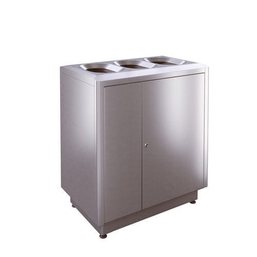 Poubelle pour aéroport - S300 - AUWEKO GMBH - au sol / de tri sélectif