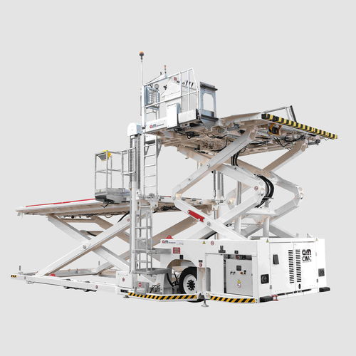 Chargeur élévateur à ciseaux - E-LAM 7000 DP - CIMC AIR MARREL SAS - pour le fret / avec nacelle / pour aéroport