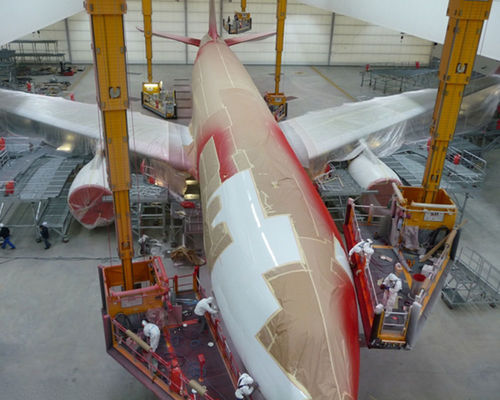 Plateforme d'accés pour avion - CTI SYSTEMS S.A. - pour le fuselage / pour le nez de l'appareil / pour la queue de l'appareil