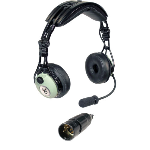 Casque-micro pour pilote - DC PRO-2, XLR - DAVID CLARK COMPANY INC. - pour avion / anti-bruit