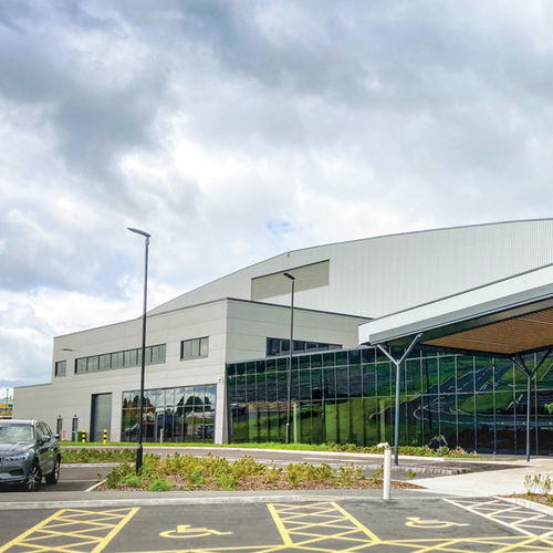 Hangar pour avion - Award Winning Twin Cantilever Design - JOHN REID & SONS (STRUCSTEEL) LTD - ouvert / pour aéroport