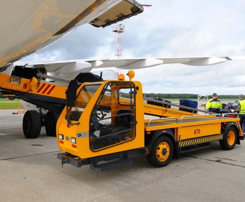 Tapis à bagages autotracté - KLS-6 - LAS-1 COMPANY LTD. - pour aéroport