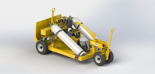 Chariot pour azote pour aéroport - 8309 - MALABAR INTERNATIONAL USA