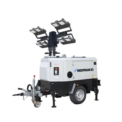 Tour d'éclairage mobile - MIDSTREAM LIGHTING LIMITED - à LED / à moteur diesel / sur remorque