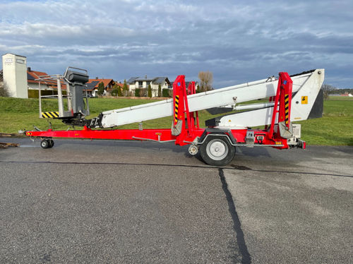 Plateforme élévatrice de travail - DINO 230T - ROTHLEHNER ARBEITSBÜHNEN GMBH - télescopique / pour avion / pour aéroport