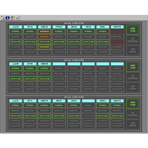 Logiciel de contrôle - TRANSCON ES - de surveillance / de navigation / aéronautique