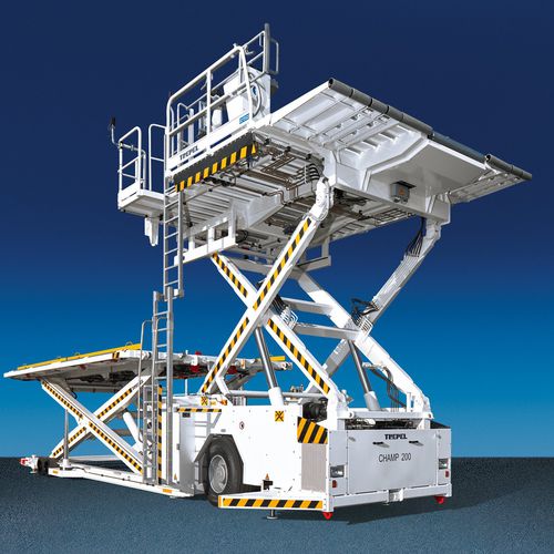 Chargeur élévateur à ciseaux - CHAMP 200 - TREPEL AIRPORT EQUIPMENT GMBH - pour le fret / diesel / électrique