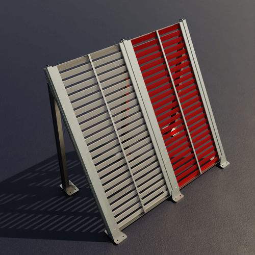 Barrière anti-souffle en métal - LIS.ACR - VALIS ENGINEERING - pour aéroport