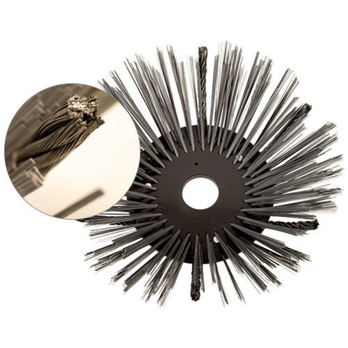 Brosse pour balayeuse pour piste d'aéroport - PlugLock® 22-FL - WEBER BÜRSTENSYSTEME GMBH - en métal