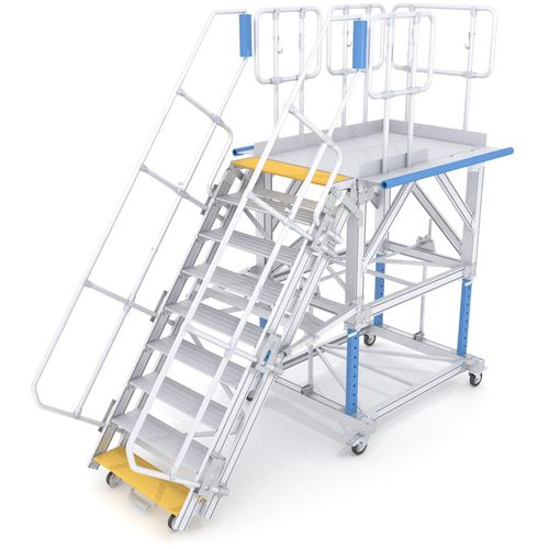 Plateforme d'accés pour avion - ZARGES GMBH - pour le fuselage / mobile / fixe