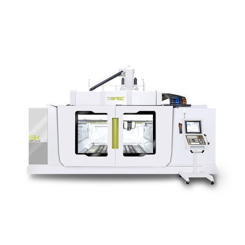 Centre d'usinage 5 axes - SK series - APEC CNC - avec broche pivotante / pour l'aérospatiale / à portique
