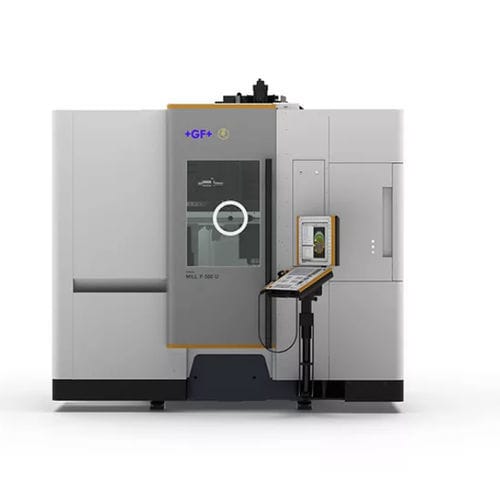 Fraiseuse CNC - MILL P series - GF MACHINING SOLUTIONS - verticale / pour l'aéronautique / 5 axes ou plus