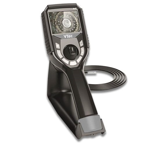 Vidéoscope flexible - VTec M - NDTec - pour l'industrie aéronautique / portable / affichage LCD