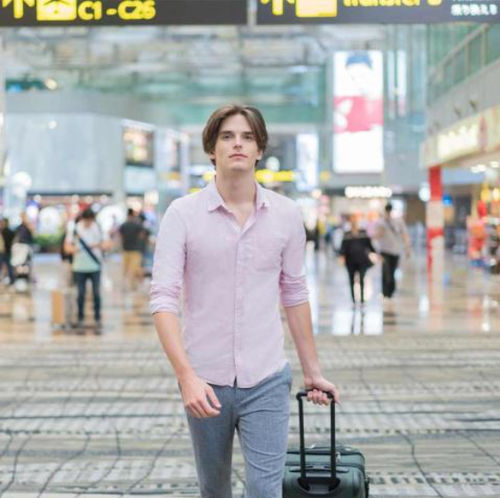 Borne d'enregistrement avec CUSS - IDEMIA - sur pied / pour aéroport