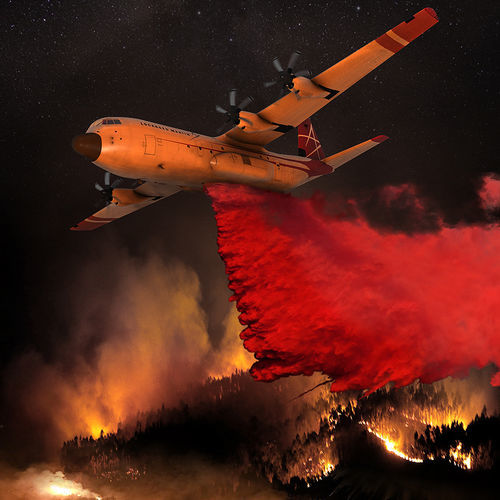 Bombardier d'eau 10 000 L + - LM-100J FireHerc - SIKORSKY AIRCRAFT