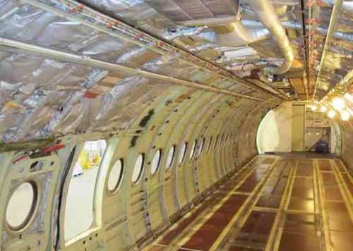 Panneau isolant pour cabine d'avion - TECNOLOGIE INDUSTRIALI & AERONAUTICHE SPA - acoustique / pour plafond / pour cloison