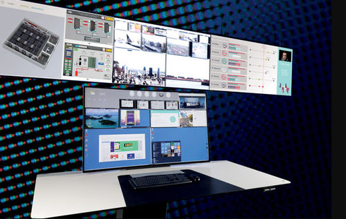 Console de contrôle aérien individuelle - DataWall - GESAB, S.A.U - droite / sans rangement / pour tour de contrôle