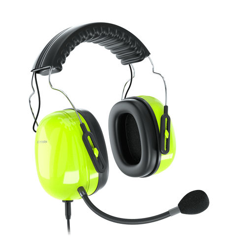 Casque-micro pour la piste - AircraftControl - IMTRADEX - pour le ground support / anti-bruit / filaire