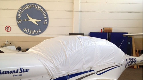 Bâche de protection pour avion - DA 40 - CLOUDDANCERS GbR - pour cockpit / pour verrière
